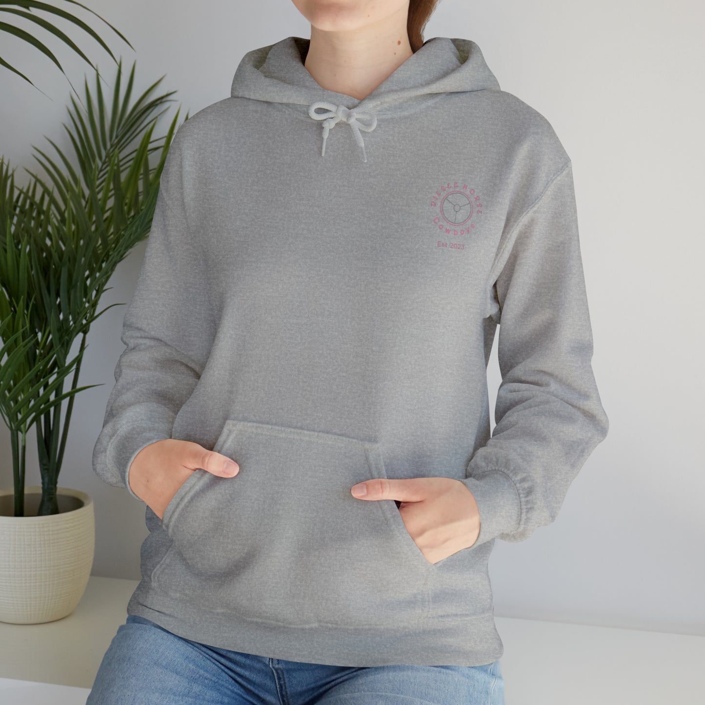 Origins hoodie (pink logo)