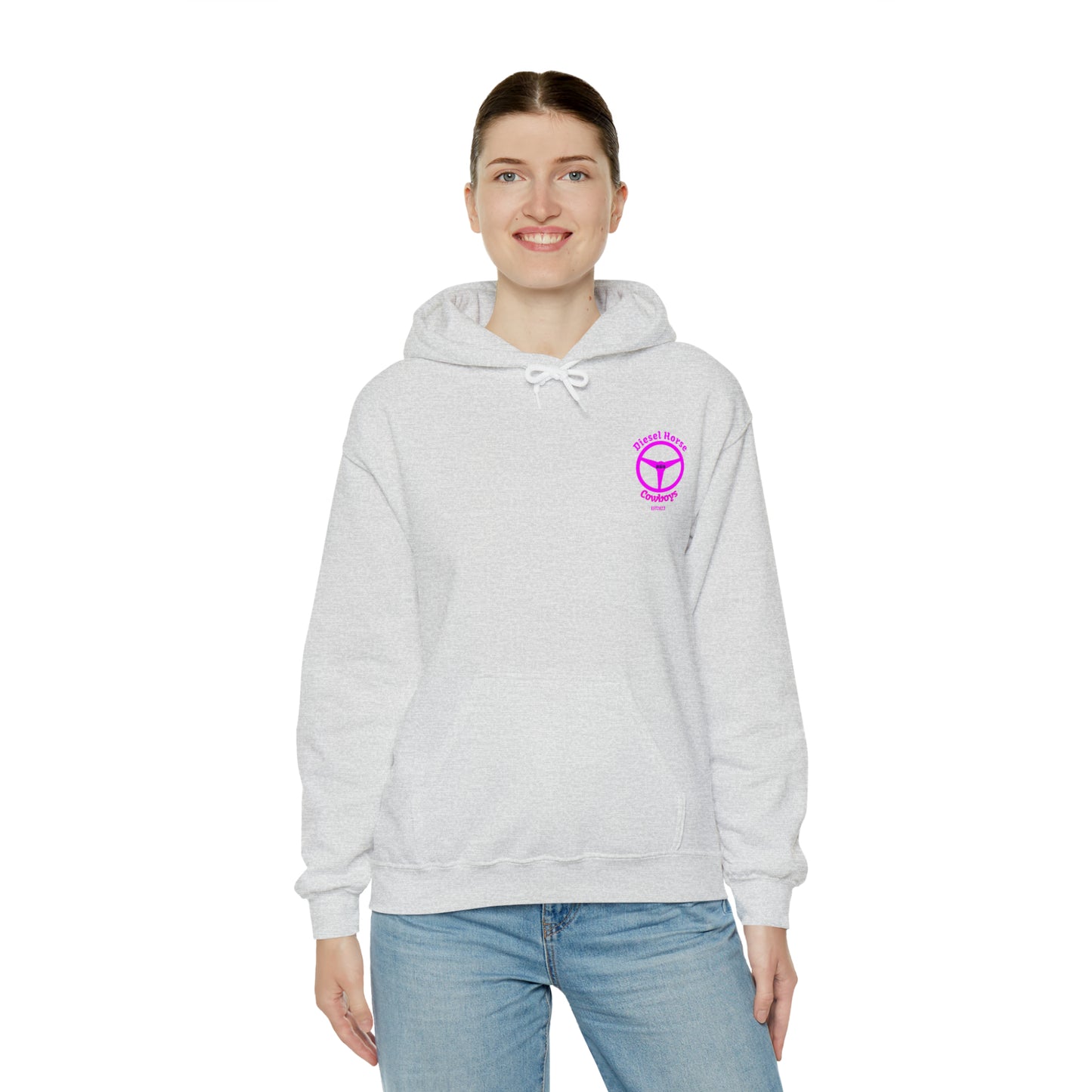 New Logo hoodie (pink logo)