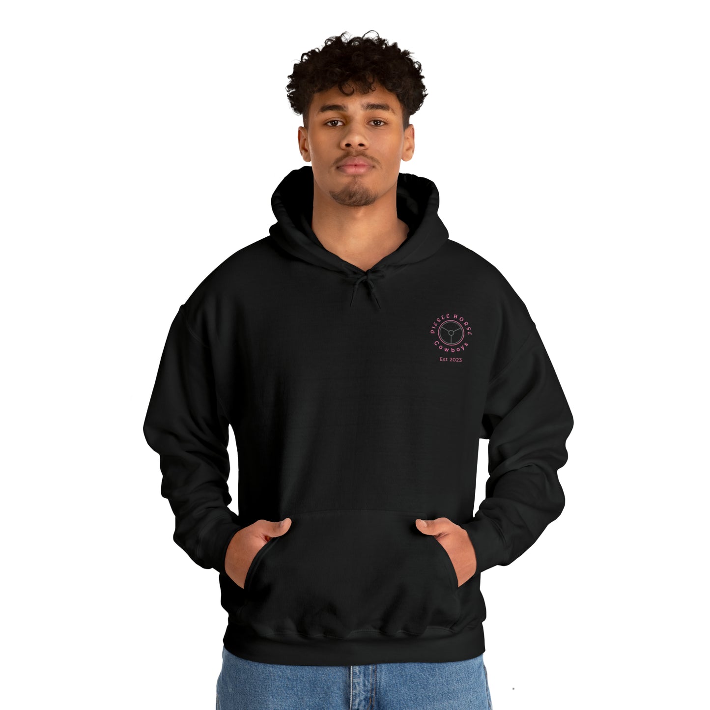 Origins hoodie (pink logo)