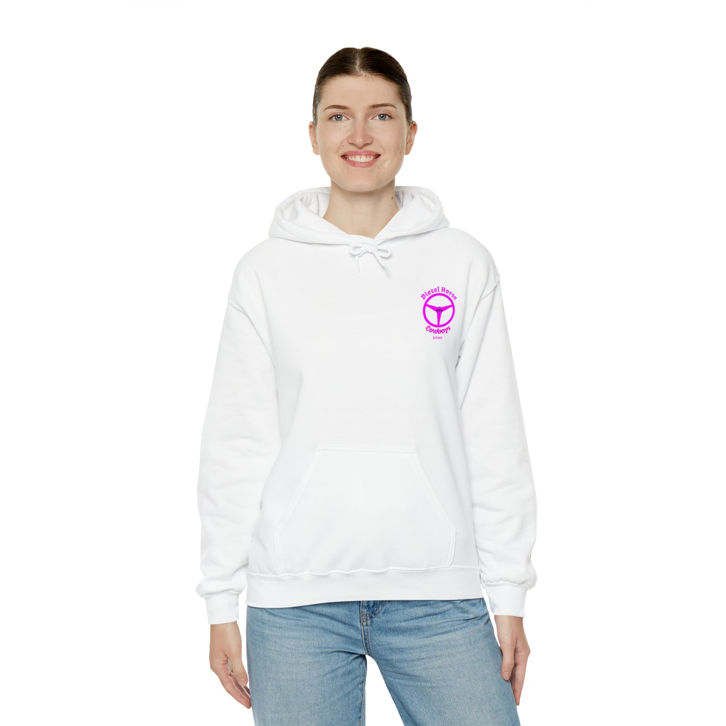 New Logo hoodie (pink logo)