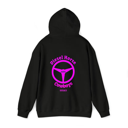 New Logo hoodie (pink logo)