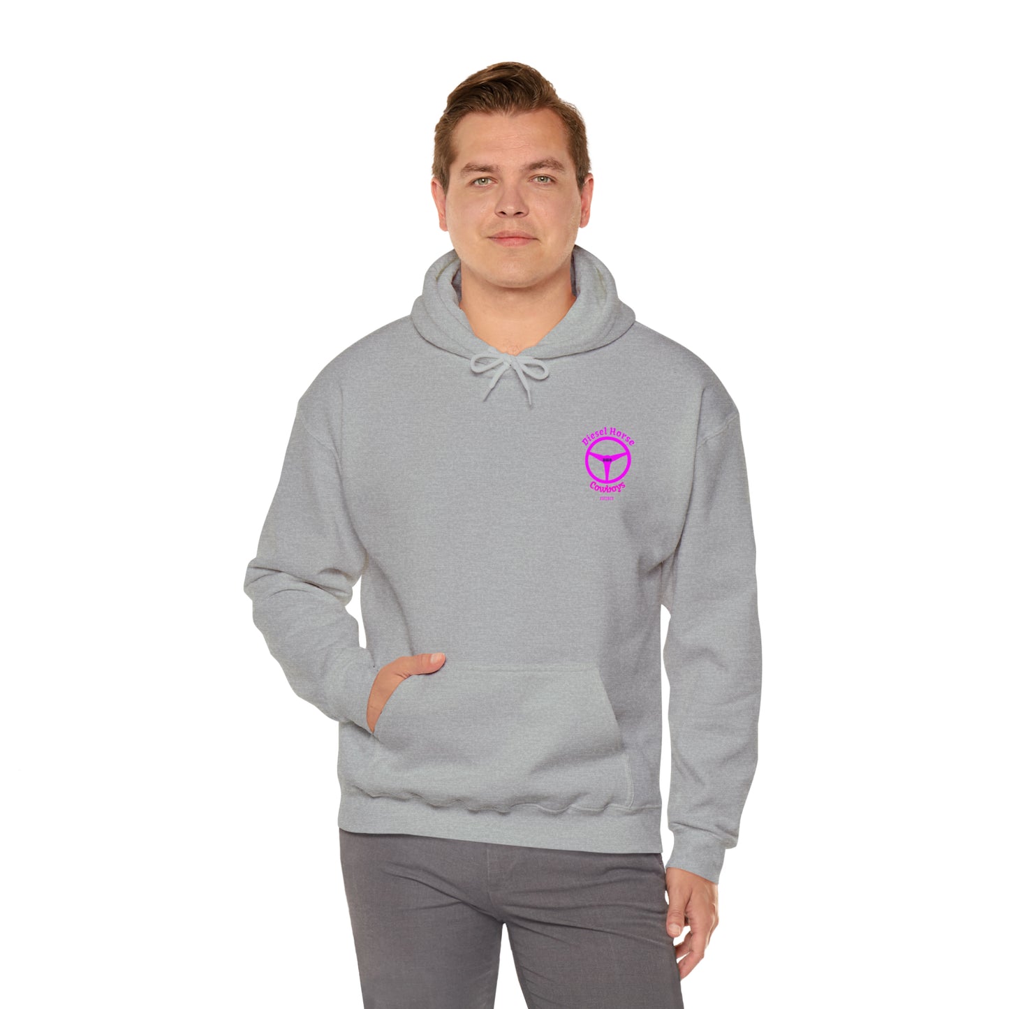 New Logo hoodie (pink logo)