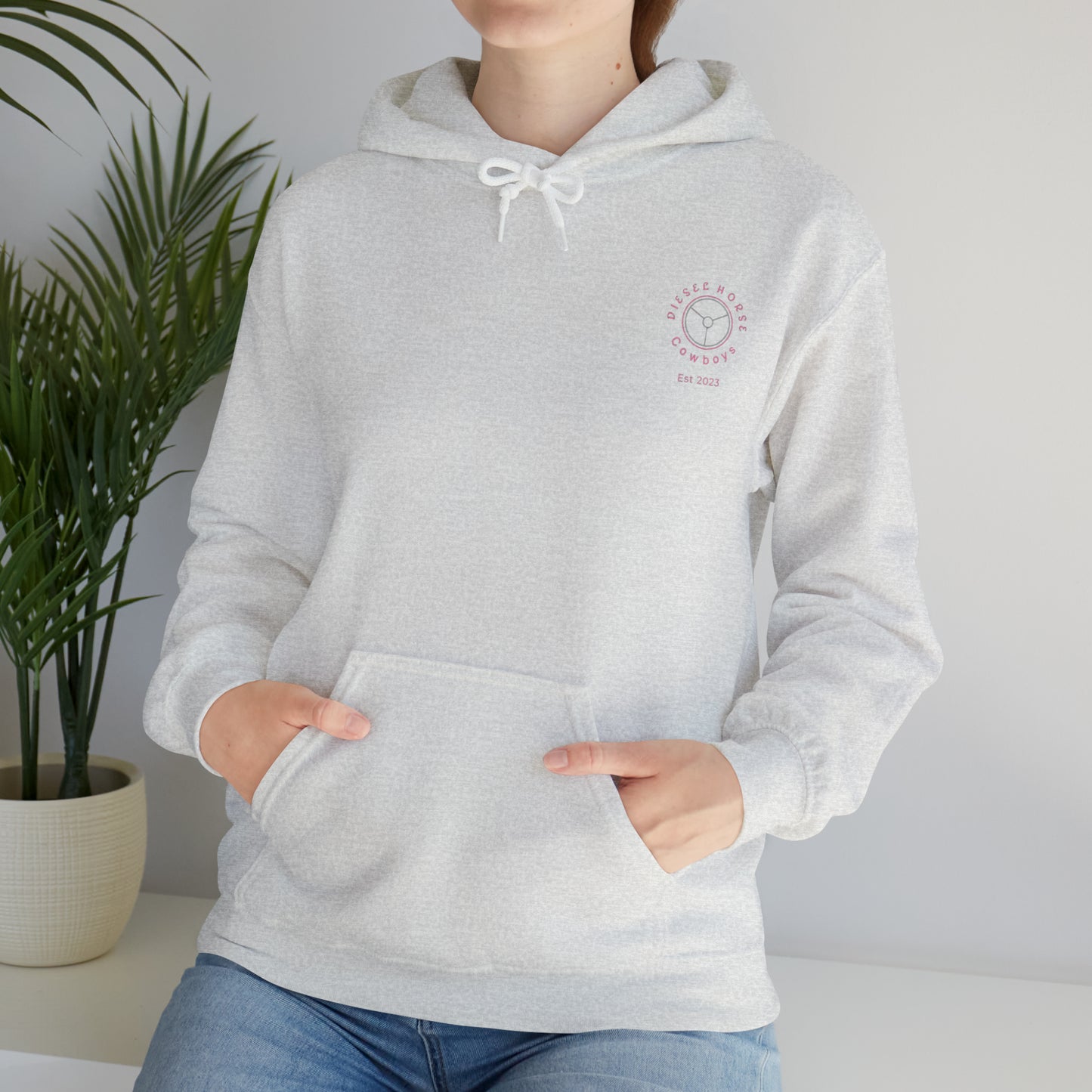 Origins hoodie (pink logo)