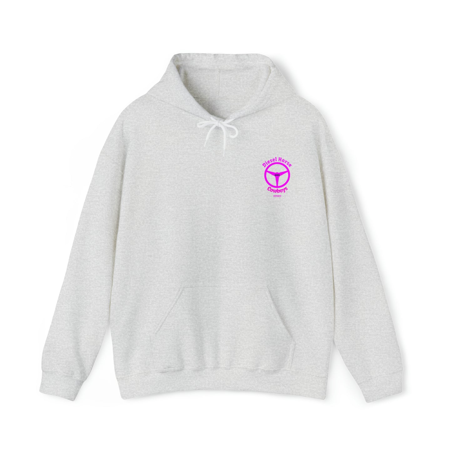 New Logo hoodie (pink logo)