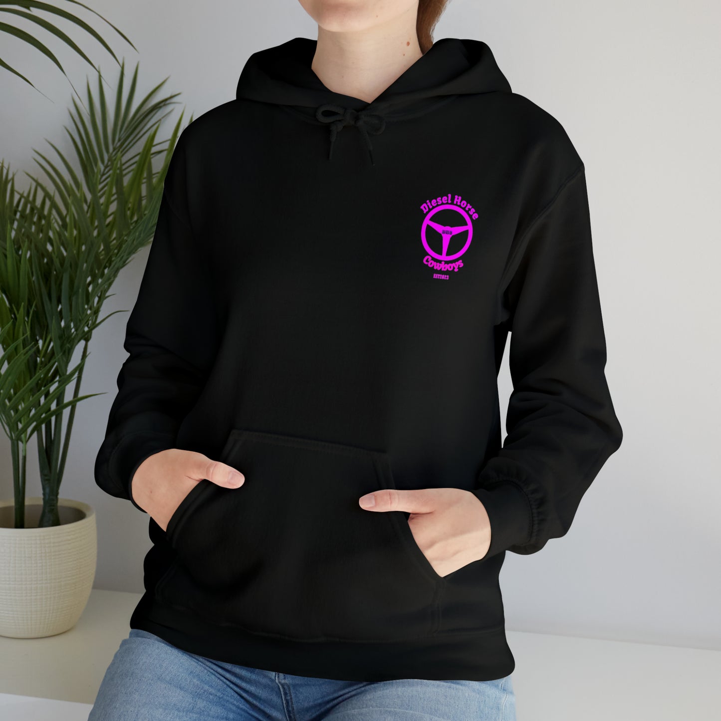 New Logo hoodie (pink logo)