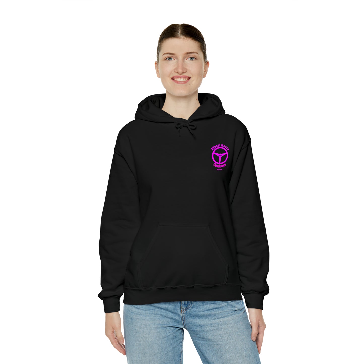 New Logo hoodie (pink logo)