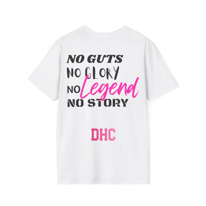 No guts, No glory Tee (pink)