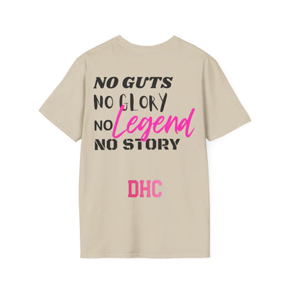 No guts, No glory Tee (pink)