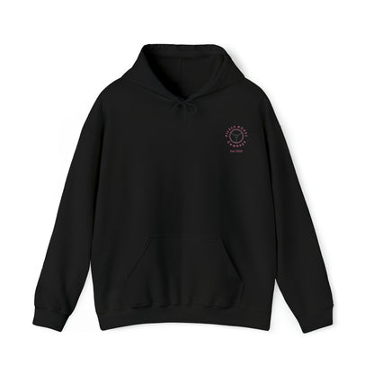 Origins hoodie (pink logo)