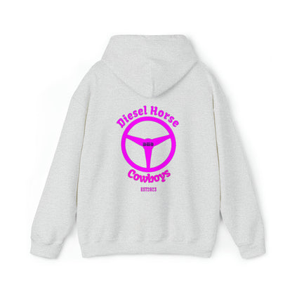 New Logo hoodie (pink logo)