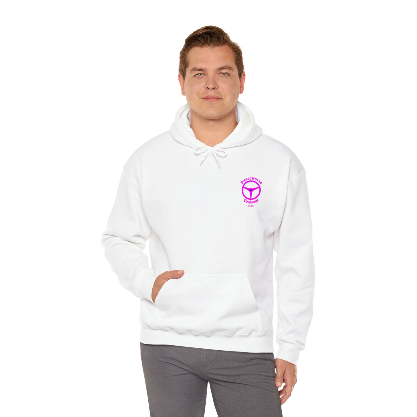 New Logo hoodie (pink logo)